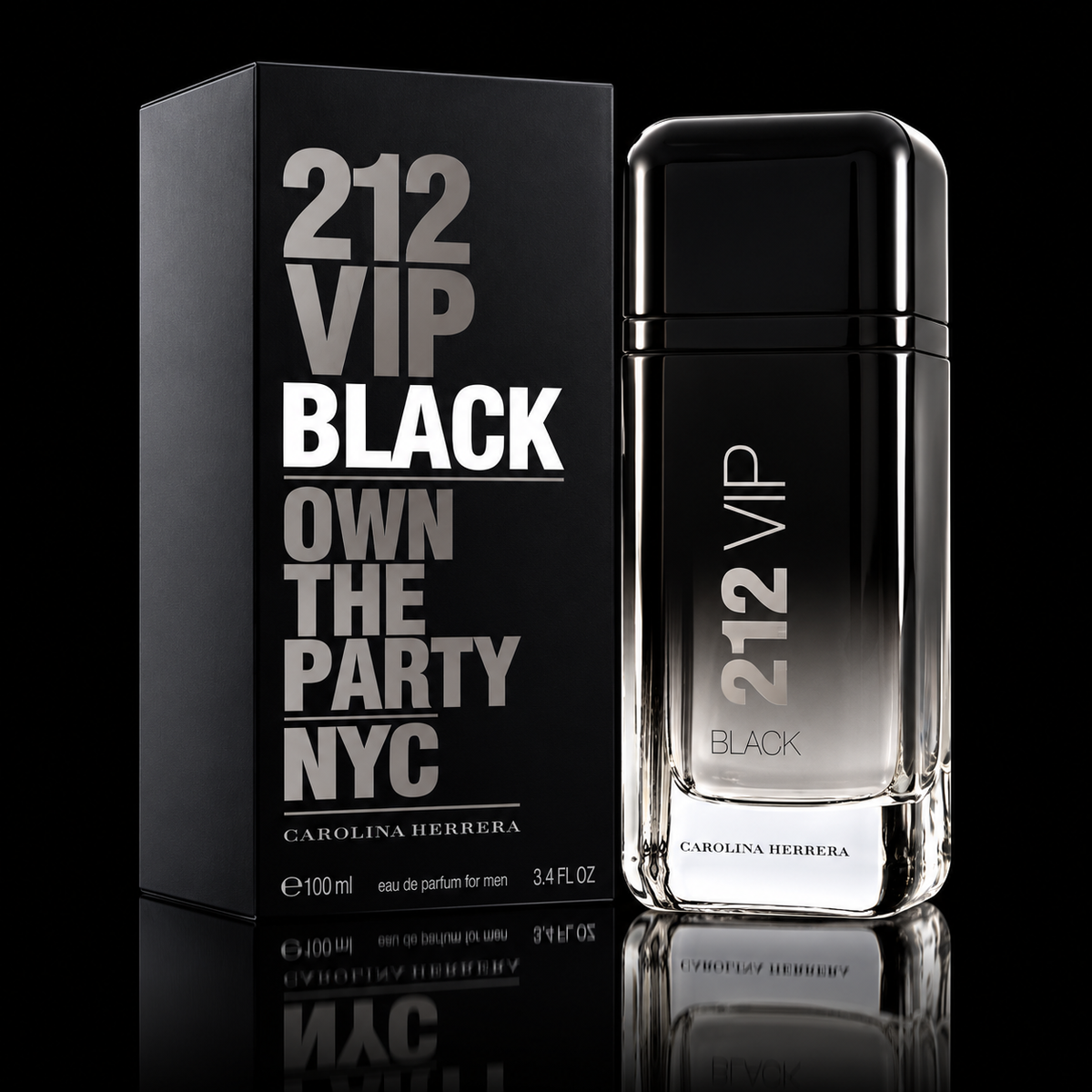 212 VIP Black by Carolina Herrera 3.4oz Men EDP Spray